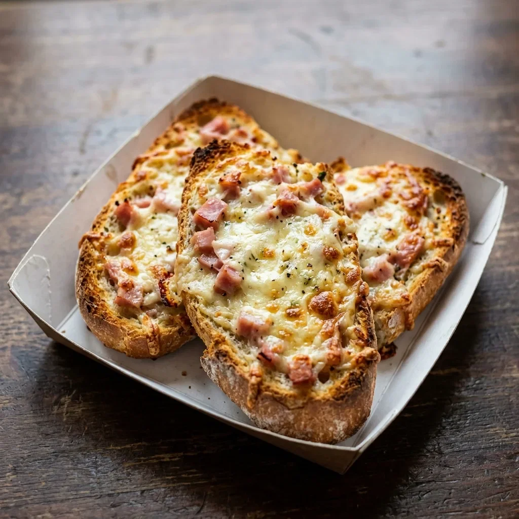 Lookbrood kaas en ham