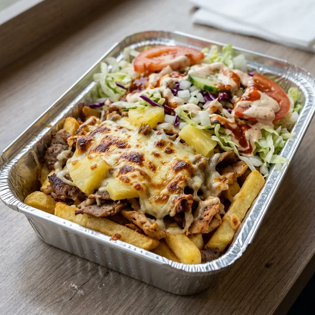 Kapsalon kebab hawaï