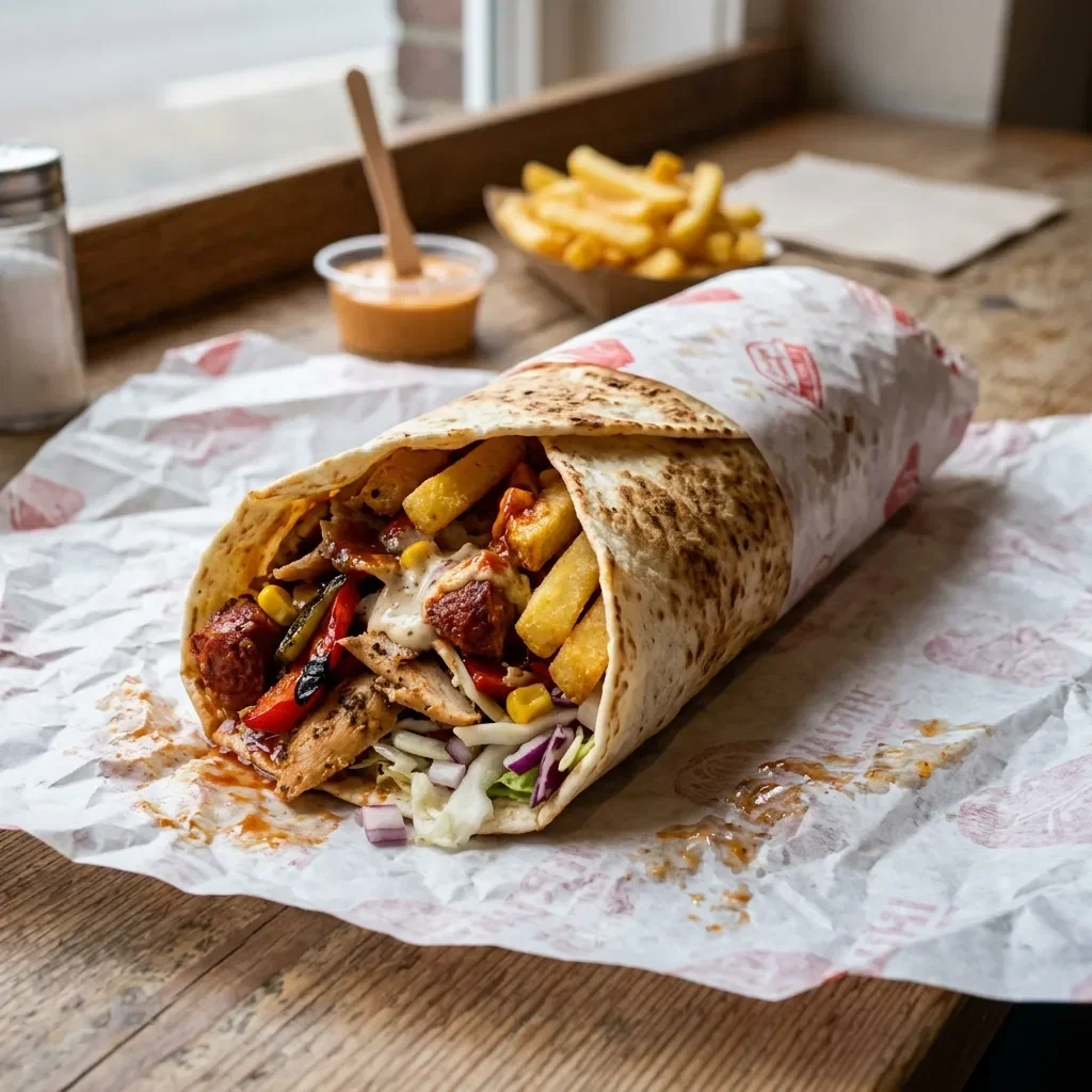 Durum xl friet kebab mexicano