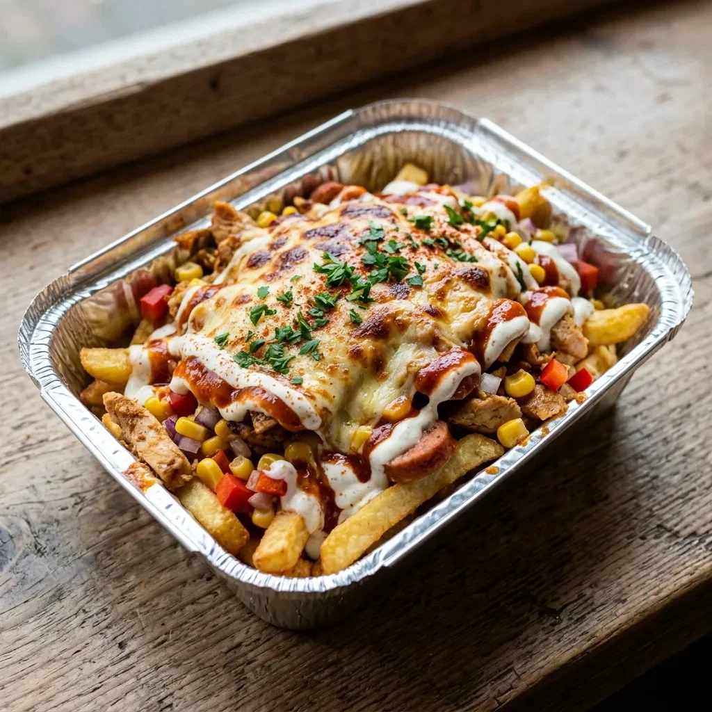 Kapsalon kip mexicano