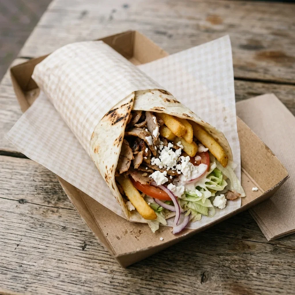 Durum xl friet pita feta