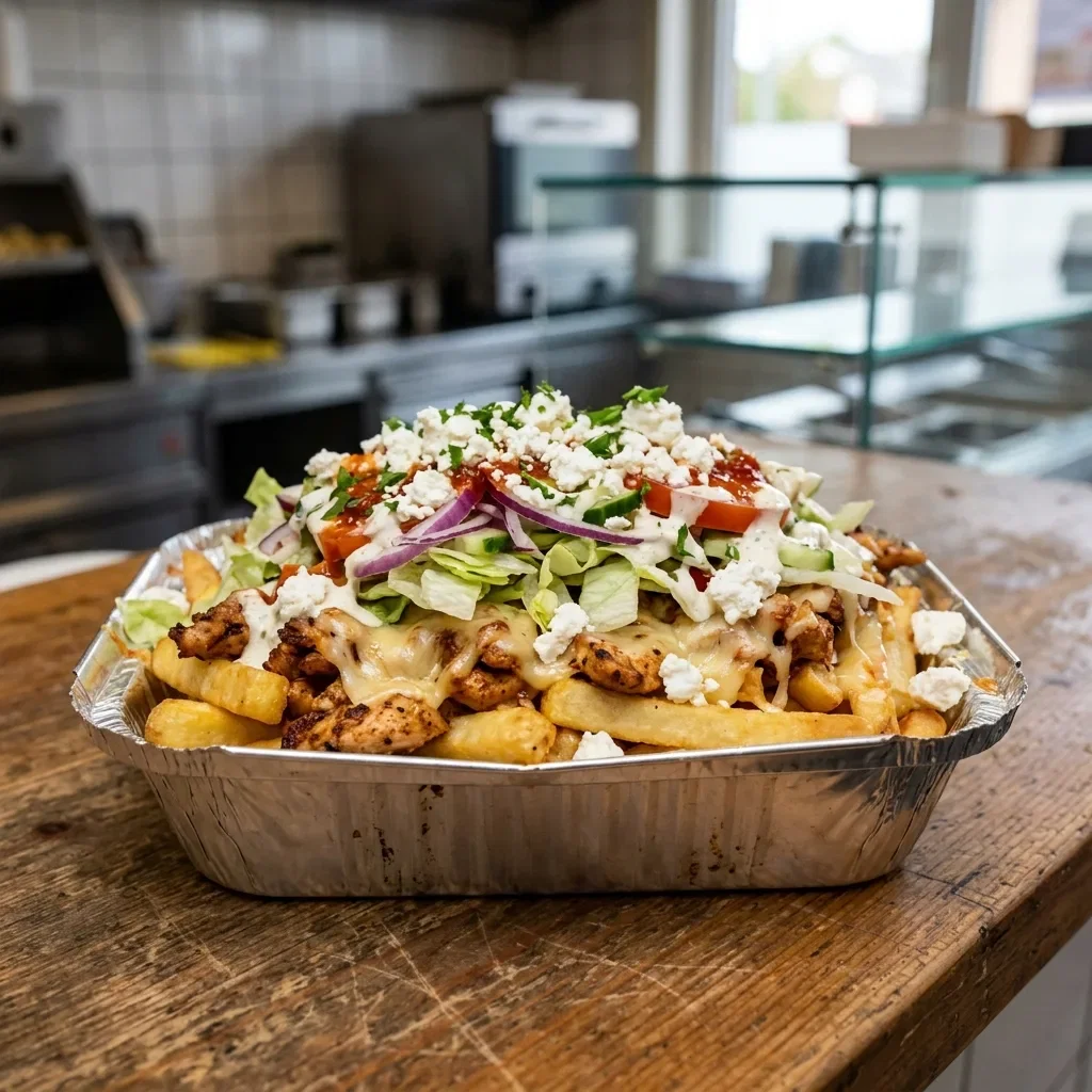 Kapsalon kip feta