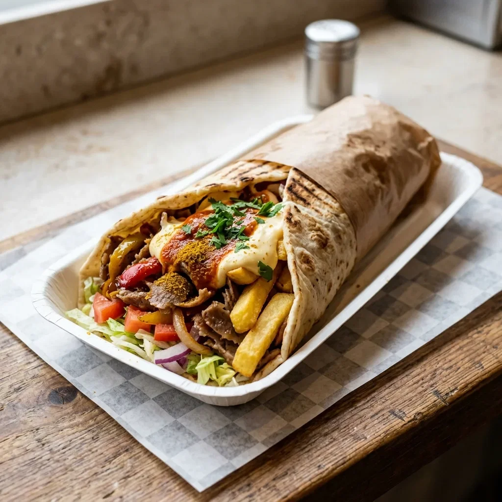 Durum xl friet kebab speciaal
