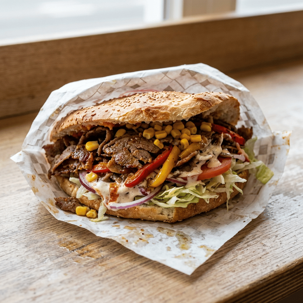 Broodje kebab mexicano