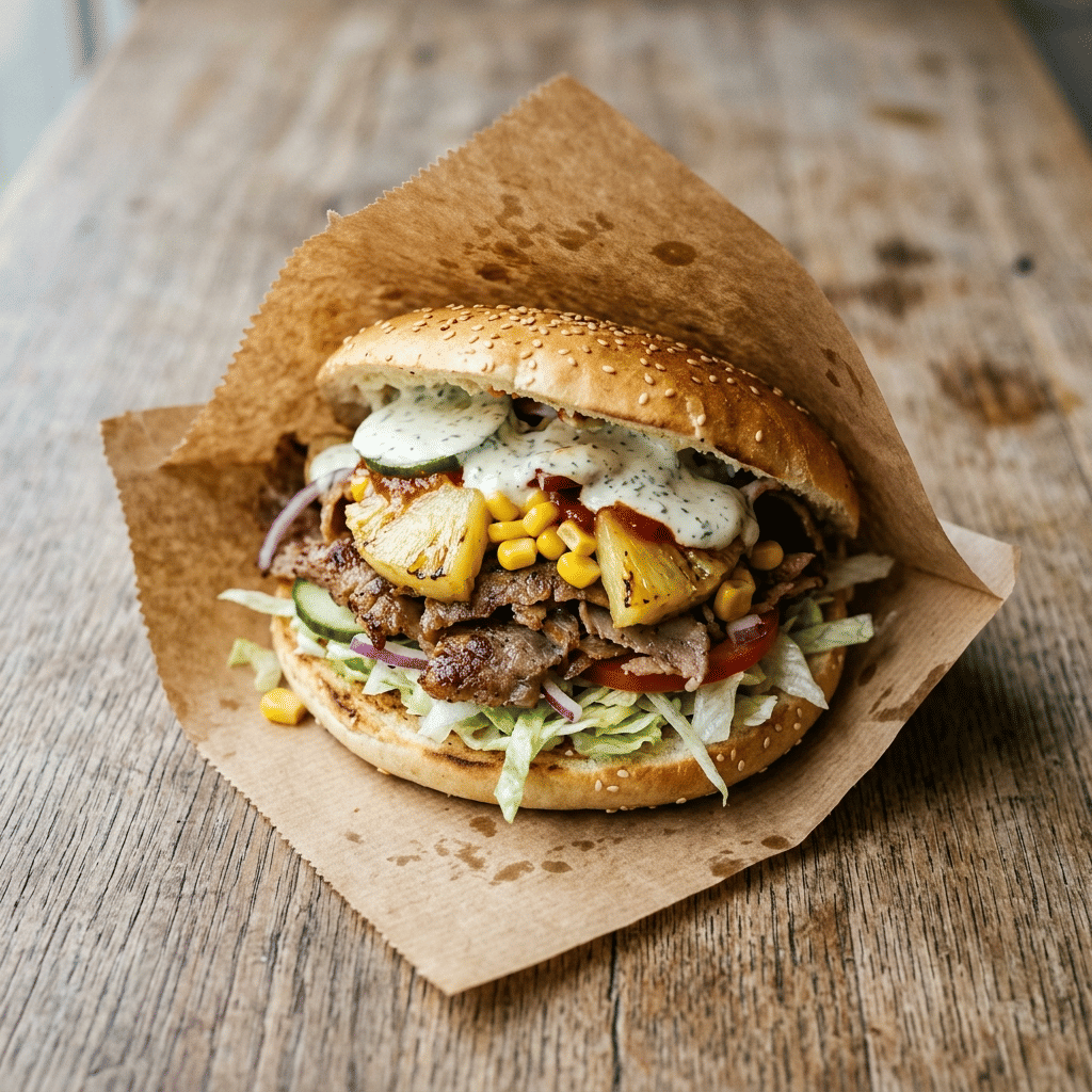 Broodje kebab tropical