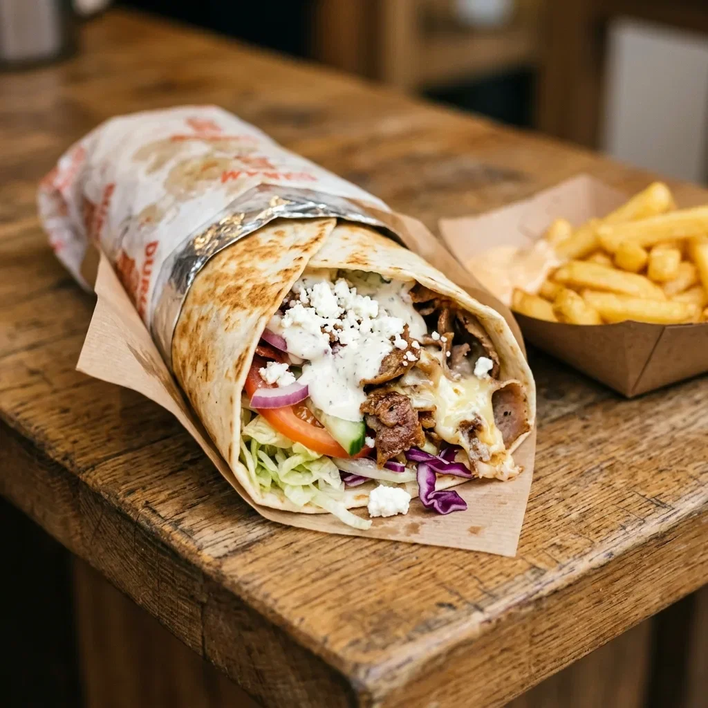 Durum kebab feta