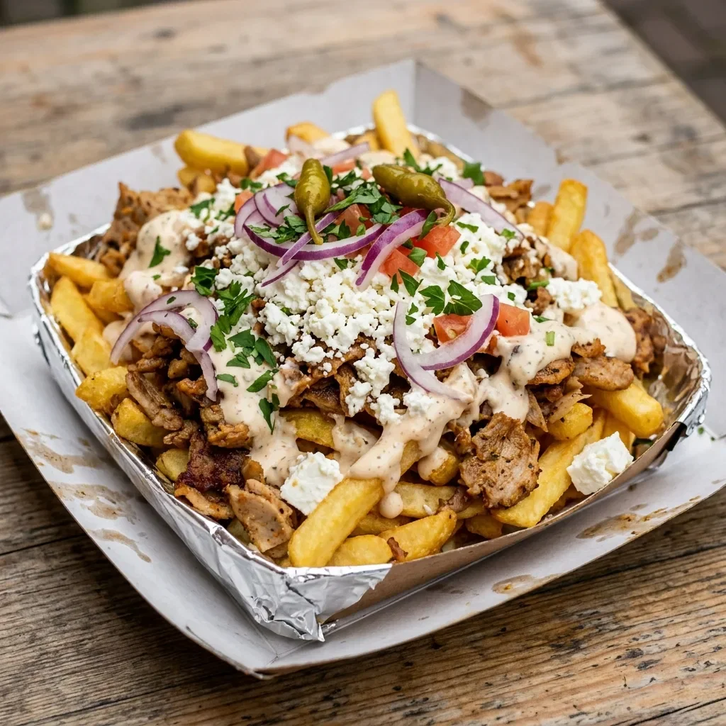Durum friet mix feta