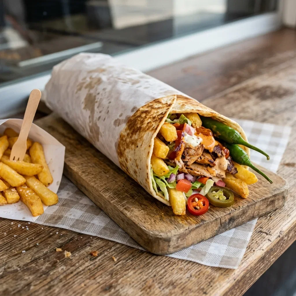 Durum xl friet pita pikant