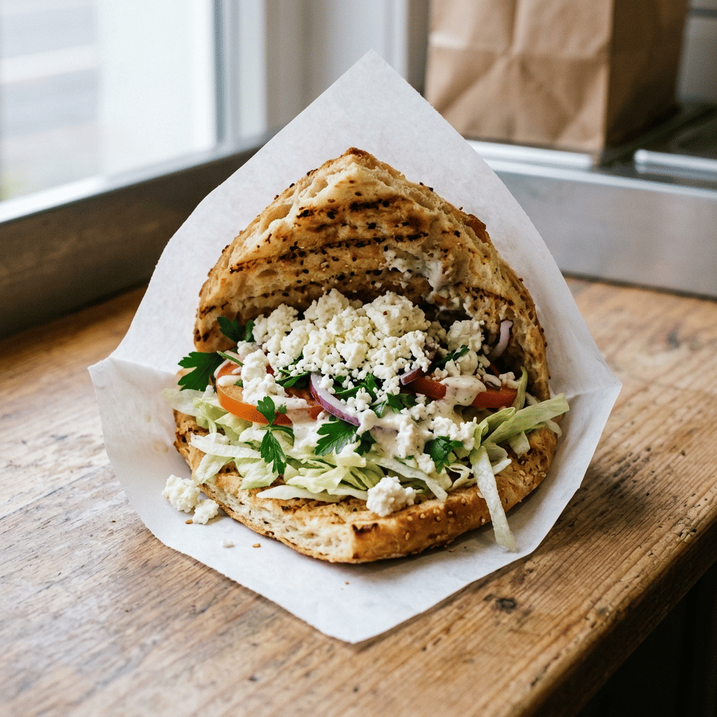 Broodje pita feta