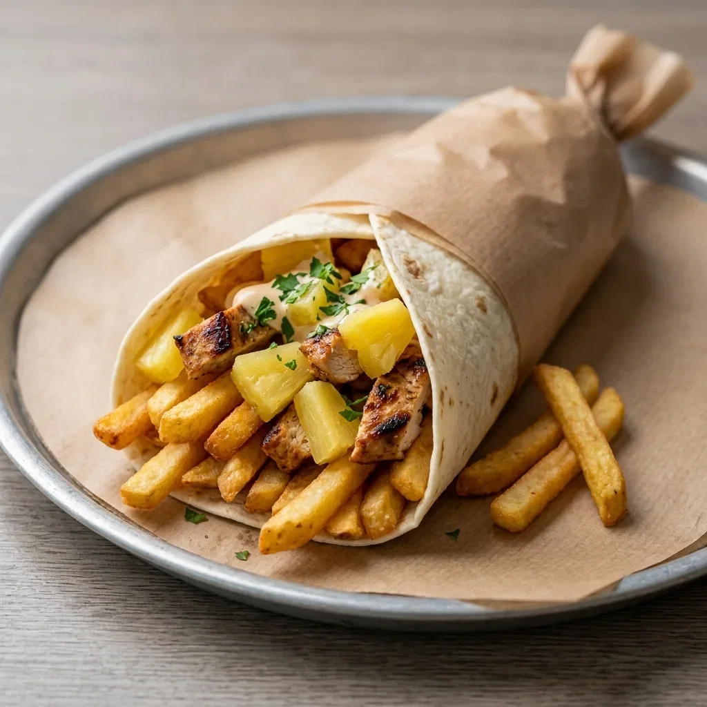 Durum xl friet kip hawaï