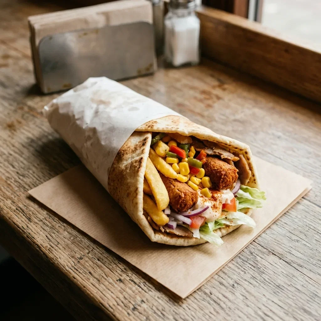 Durum xl friet pita mexicano