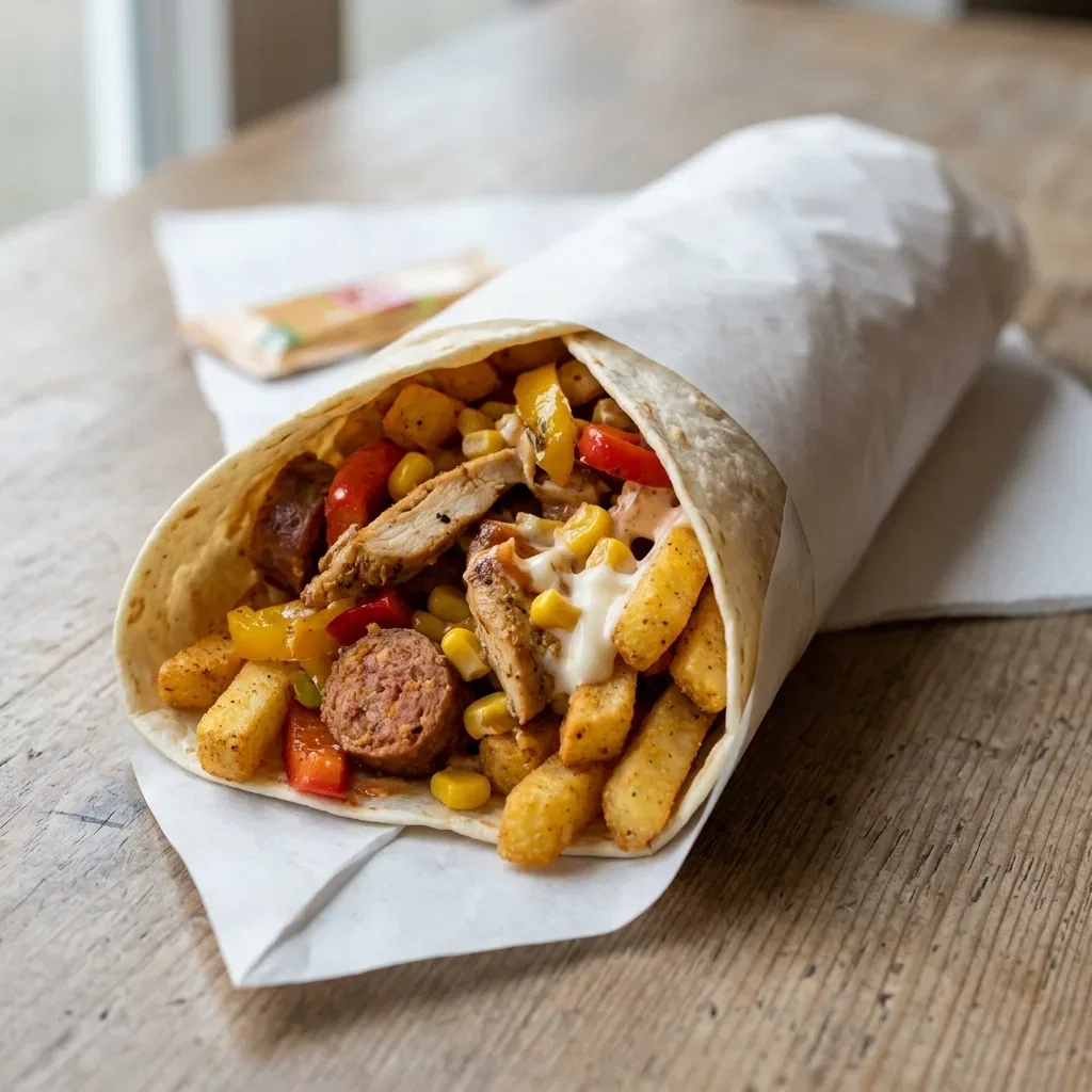 Durum xl friet kip mexicano