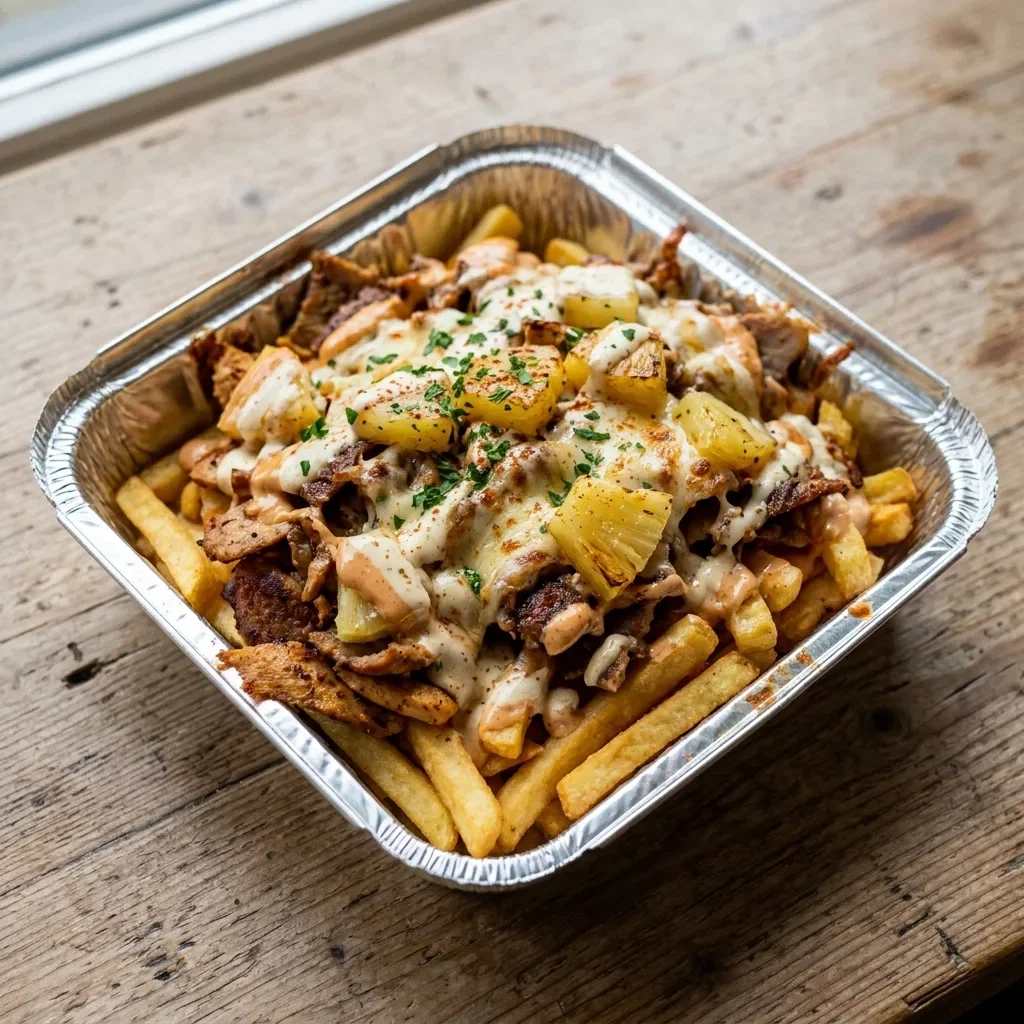 Schotel kebab hawaï
