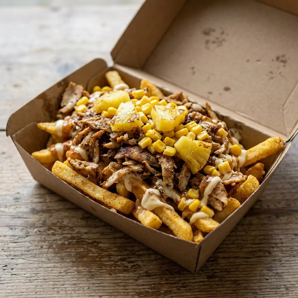 Durum friet kebab tropical