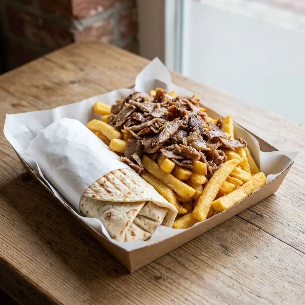 Durum friet kebab
