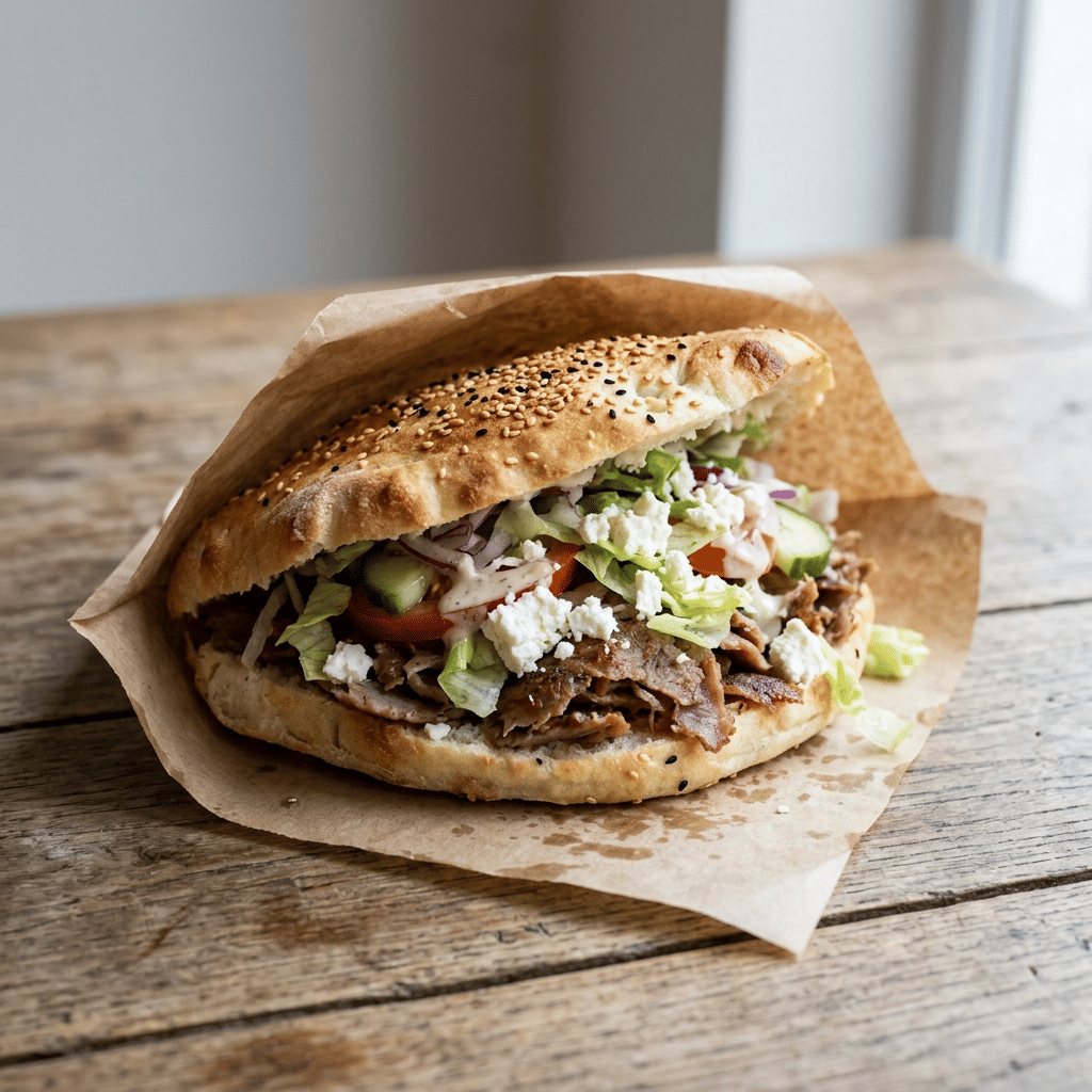 Broodje kebab feta
