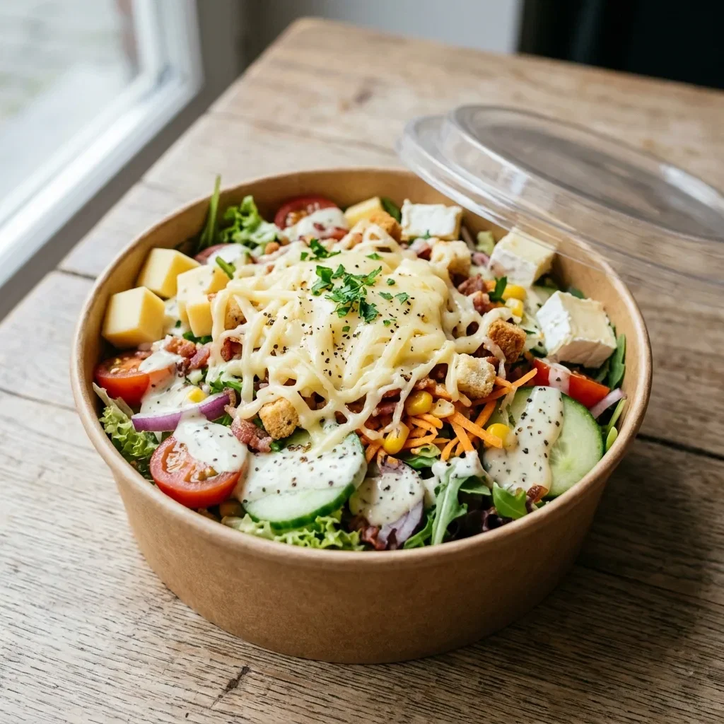 Cheesy salad