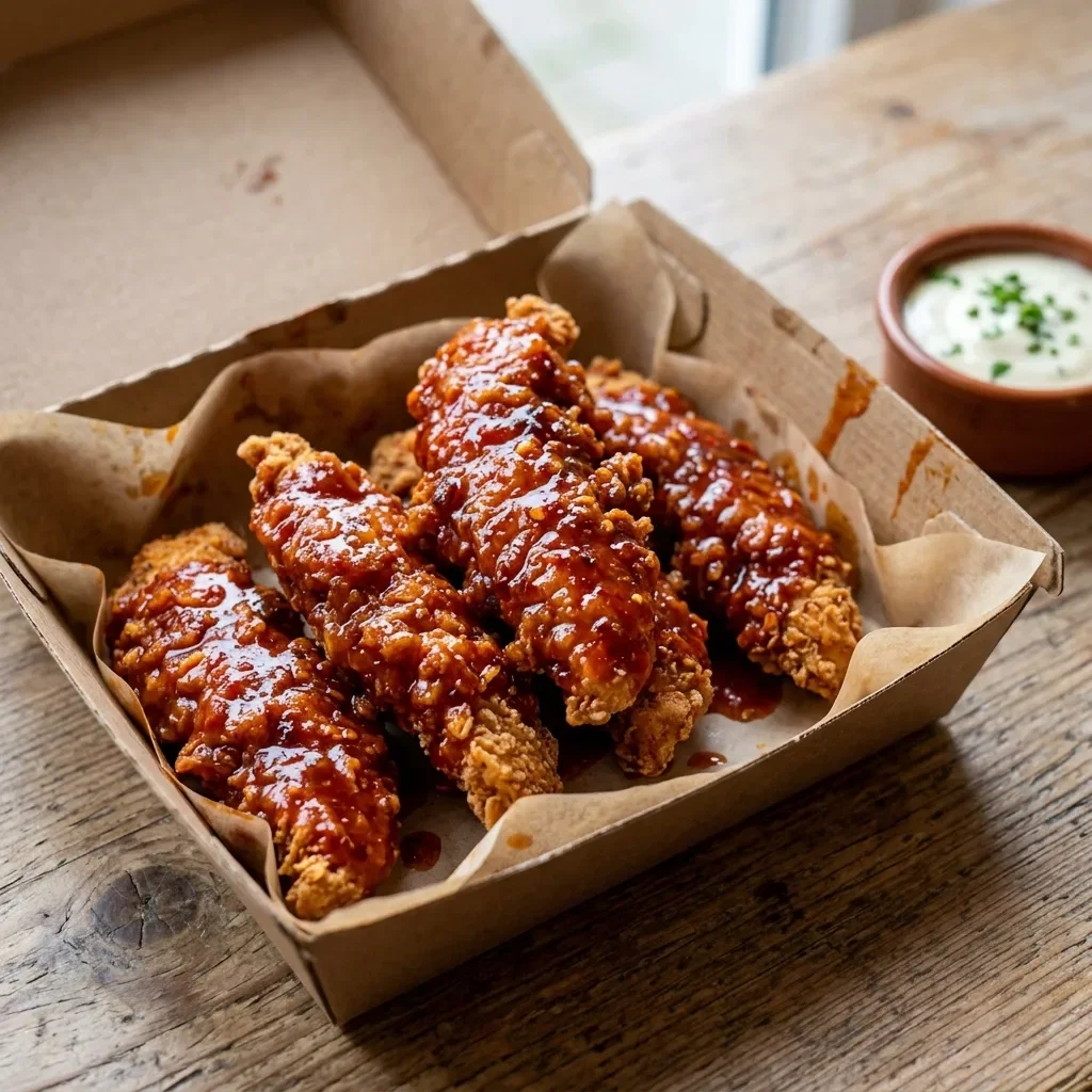 Hot chicken tenders