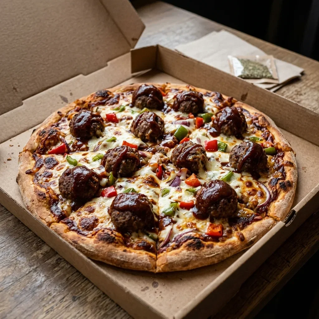 Bbq meatballs large