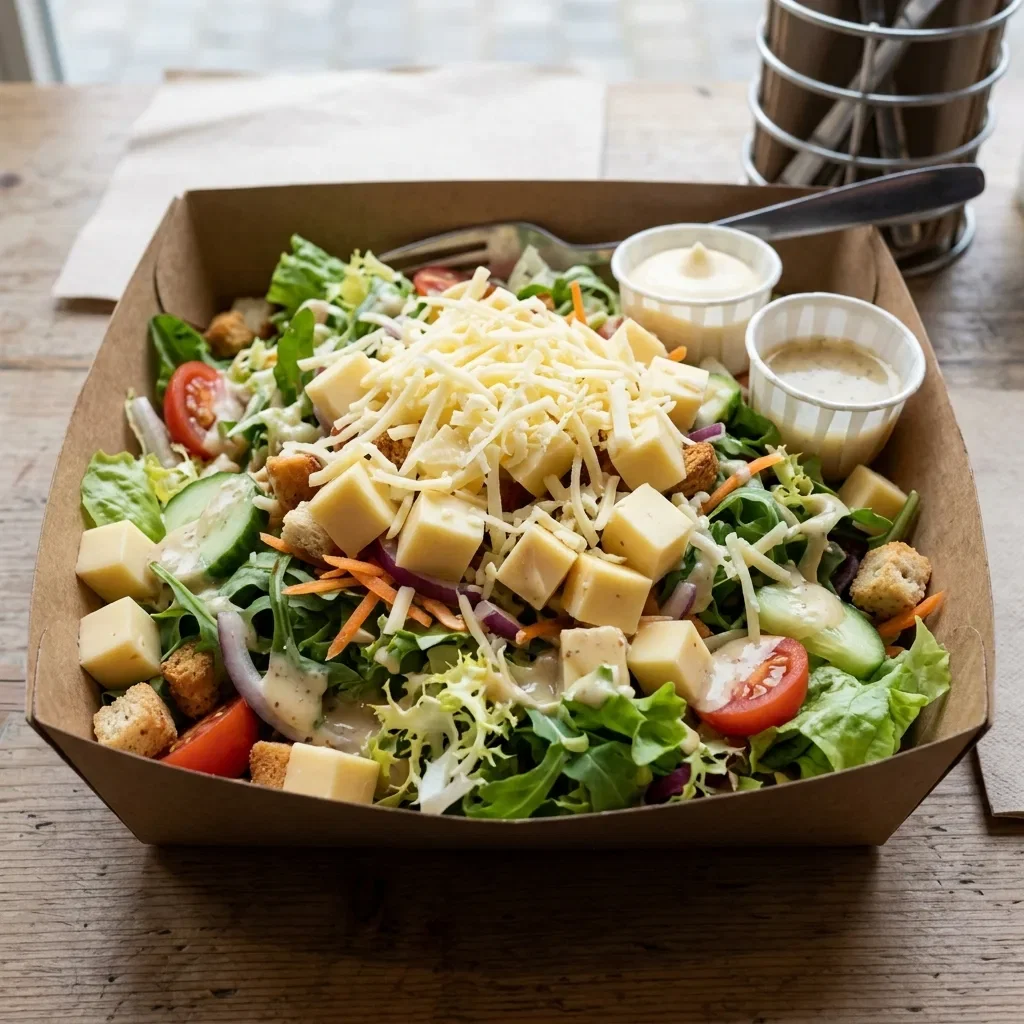 Cheesy salad