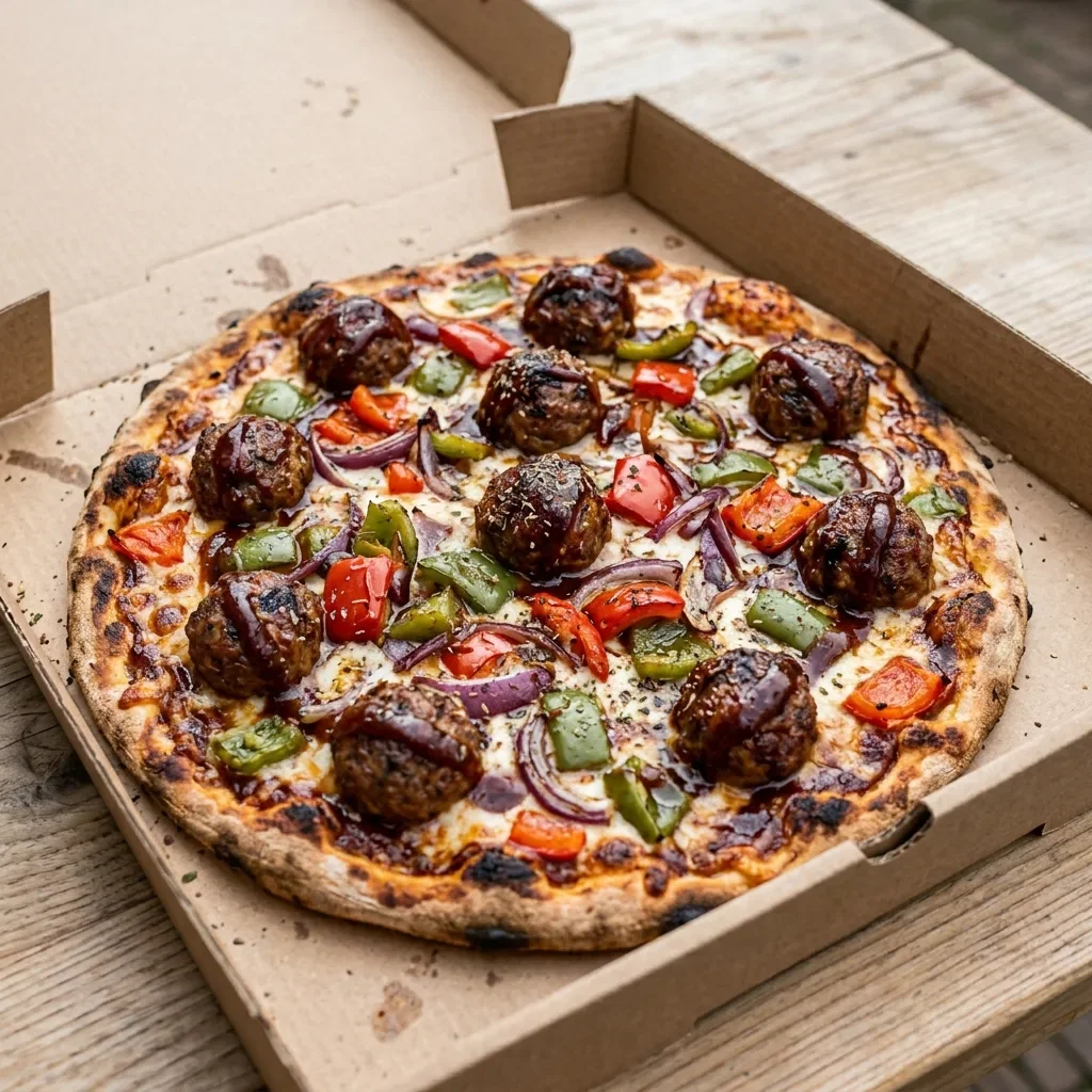 Bbq meatballs large