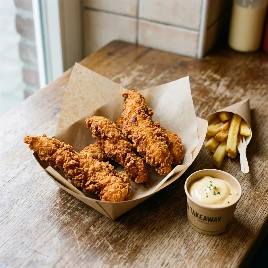 Crispy chick'n strips