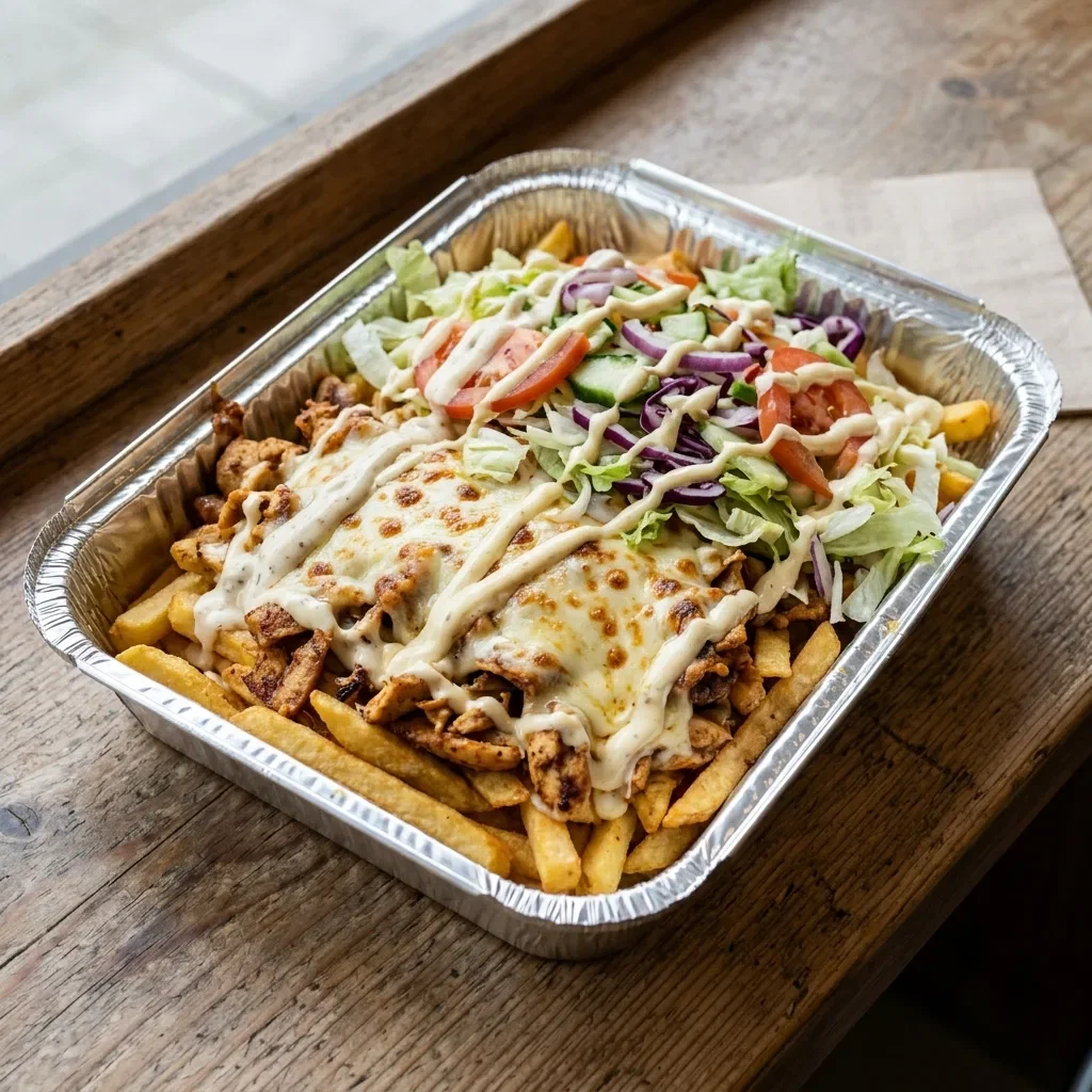 Kapsalon kip groot