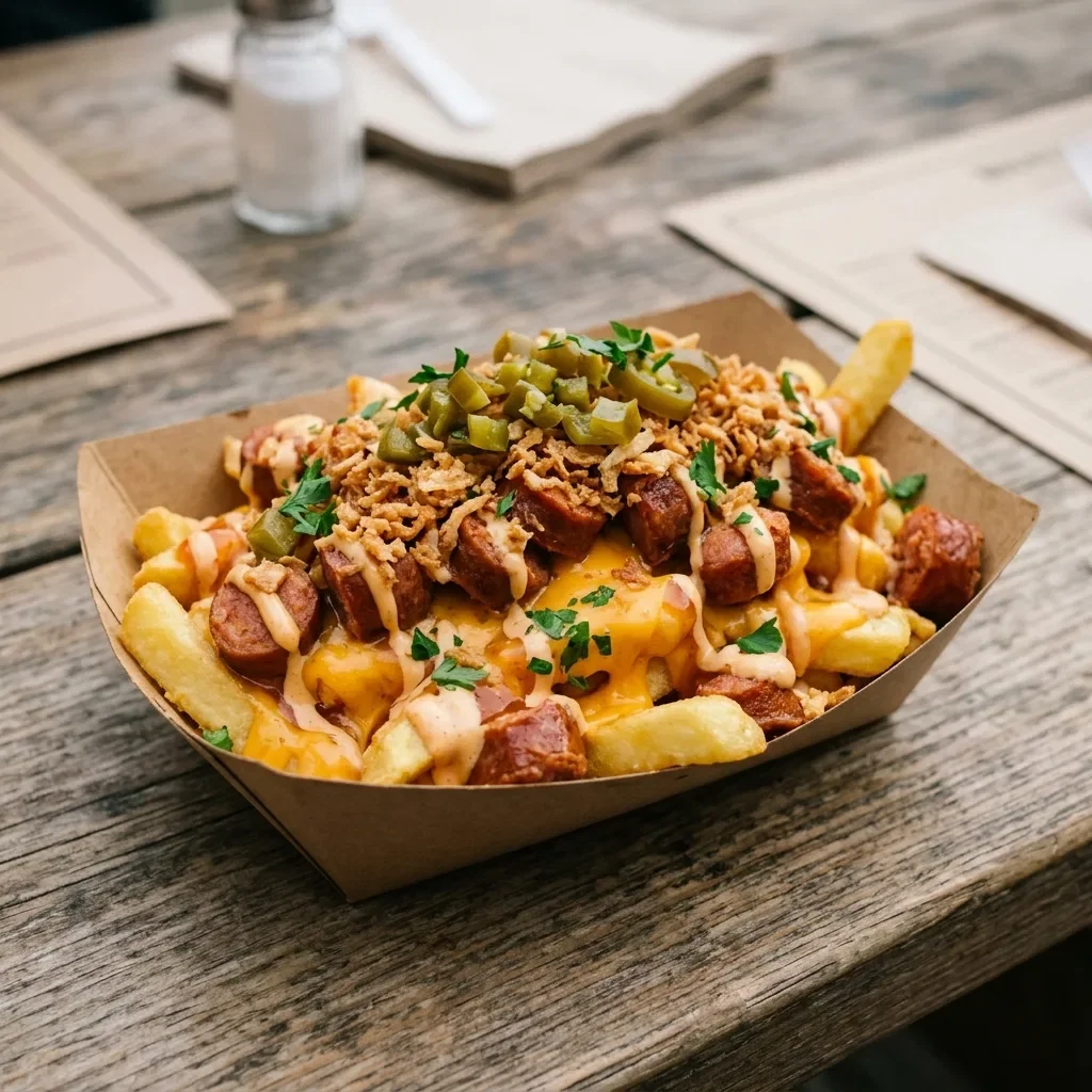 Spicy mexicano loaded fries
