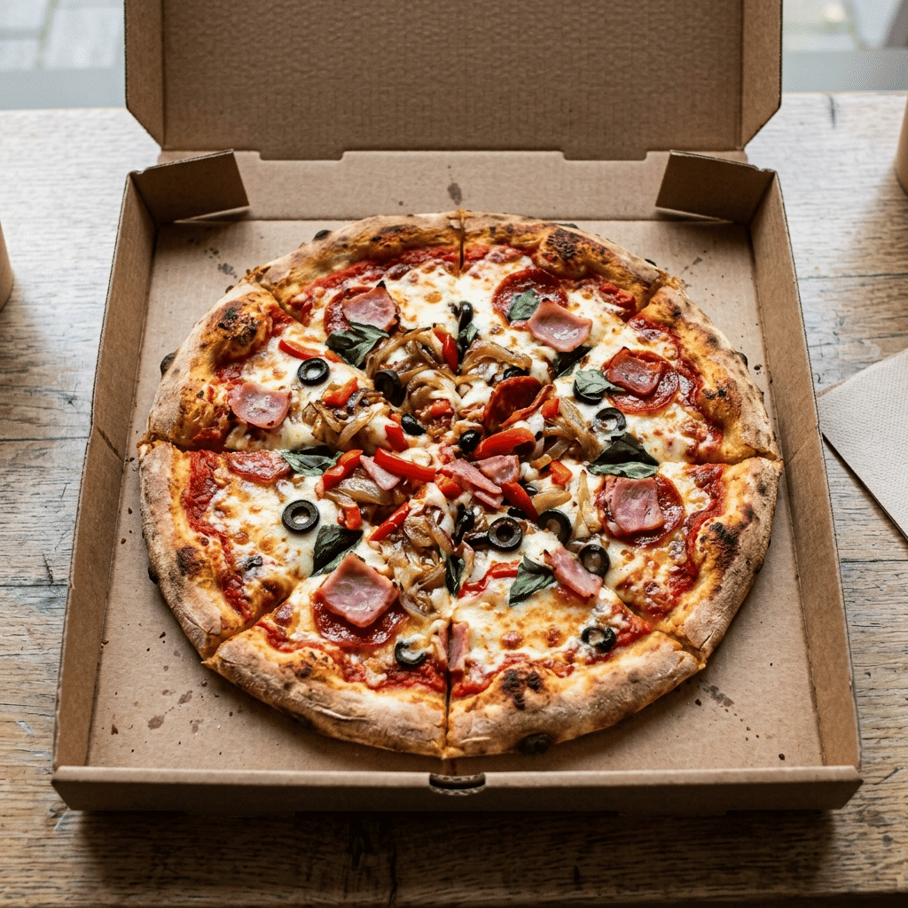 Stel je pizza zelf samen
