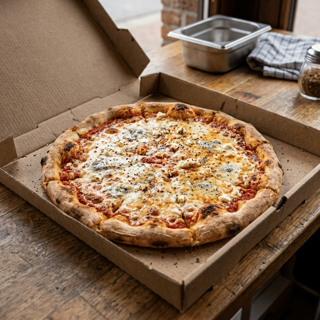 Pizza quattro formaggi medium
