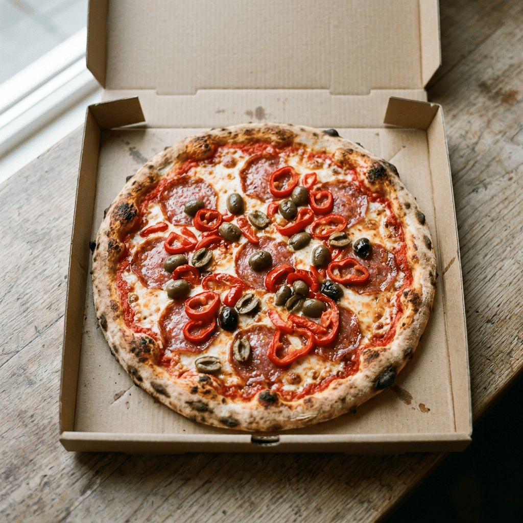 Pizza piccante medium