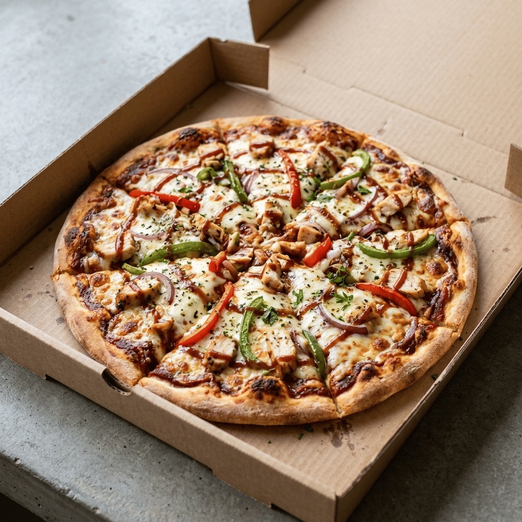 Pizza bbq chicken medium