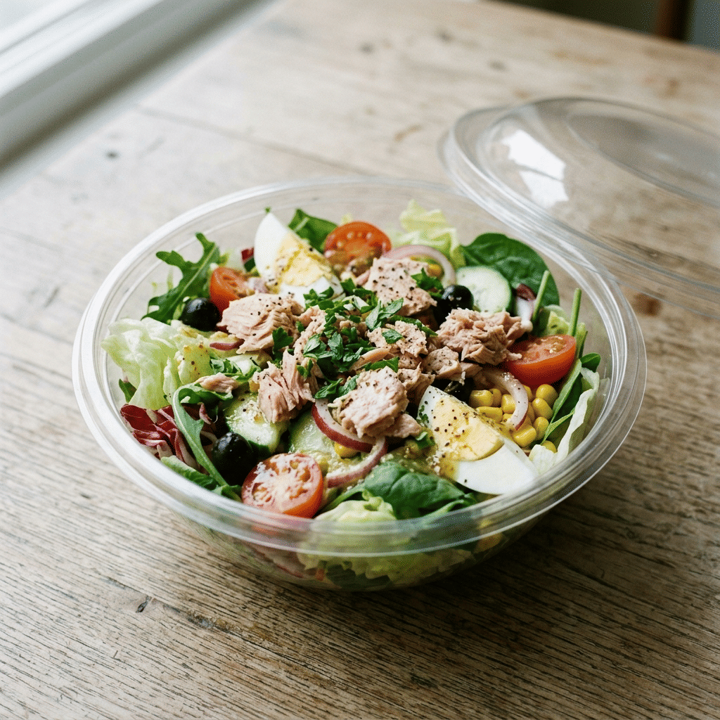 Salade mix met tonijn