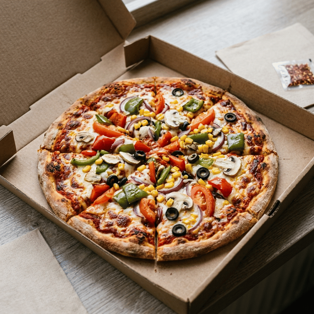 Pizza vegetarische medium