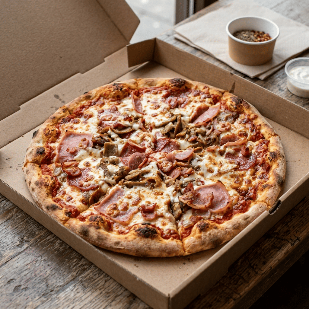 Pizza meat feast medium
