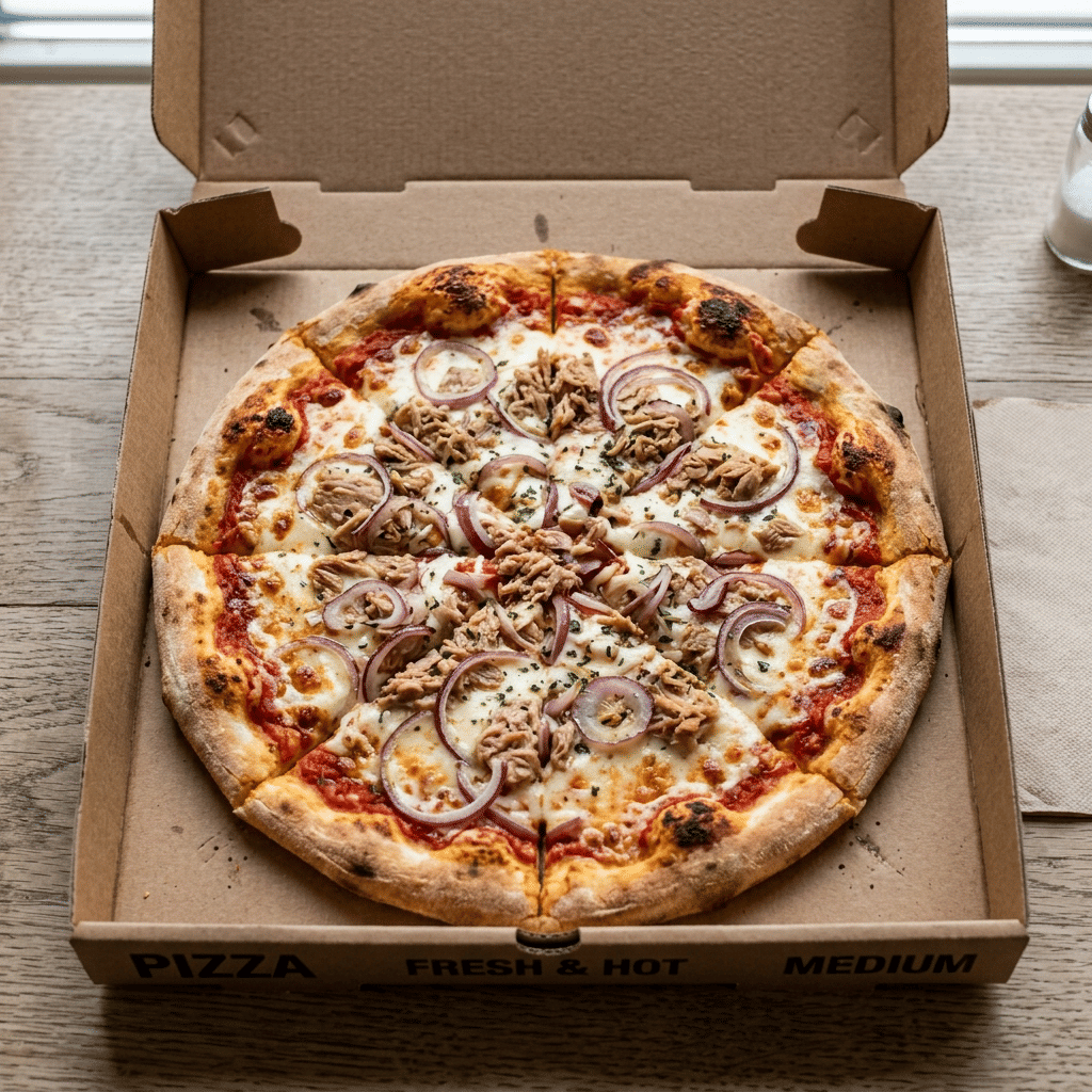Pizza tonno medium