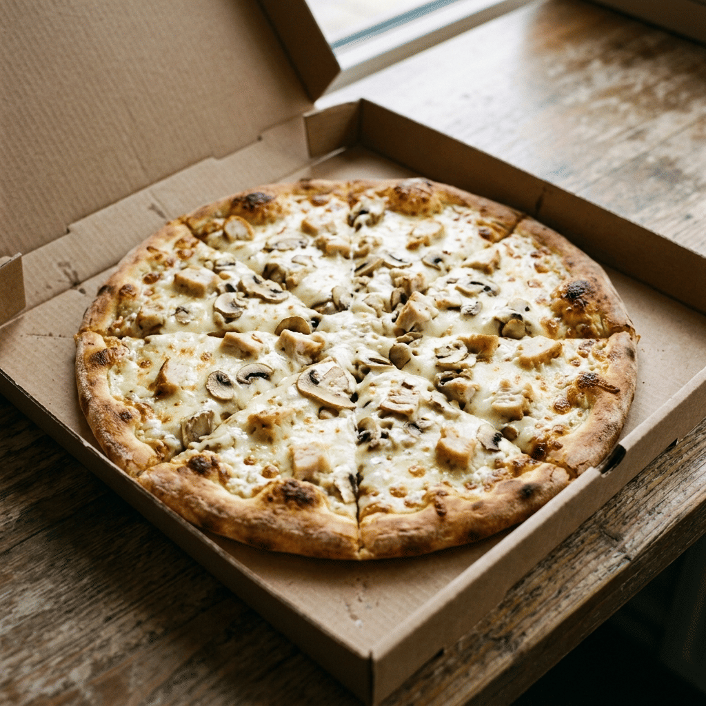 Pizza cheesy chicken medium