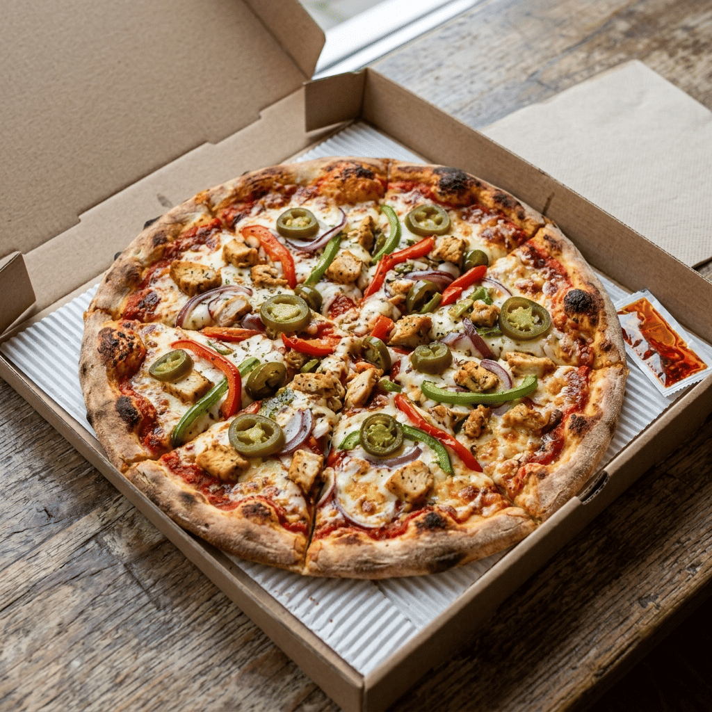 Pizza pollo medium