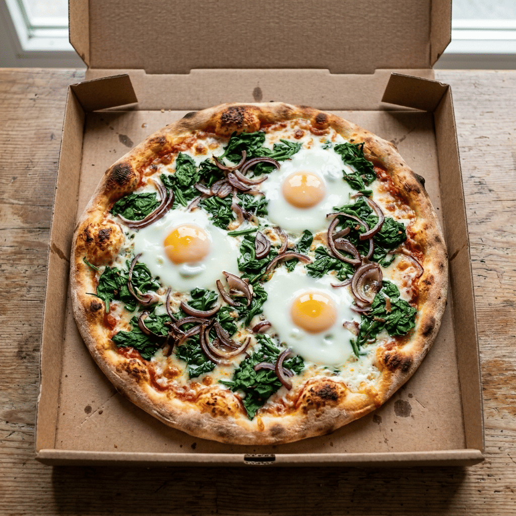 Pizza spinazie medium