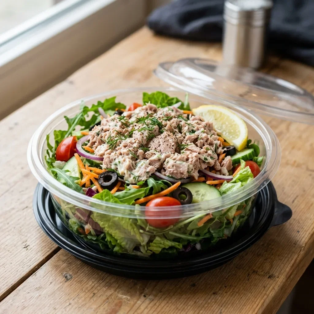 Salade mix tonijn