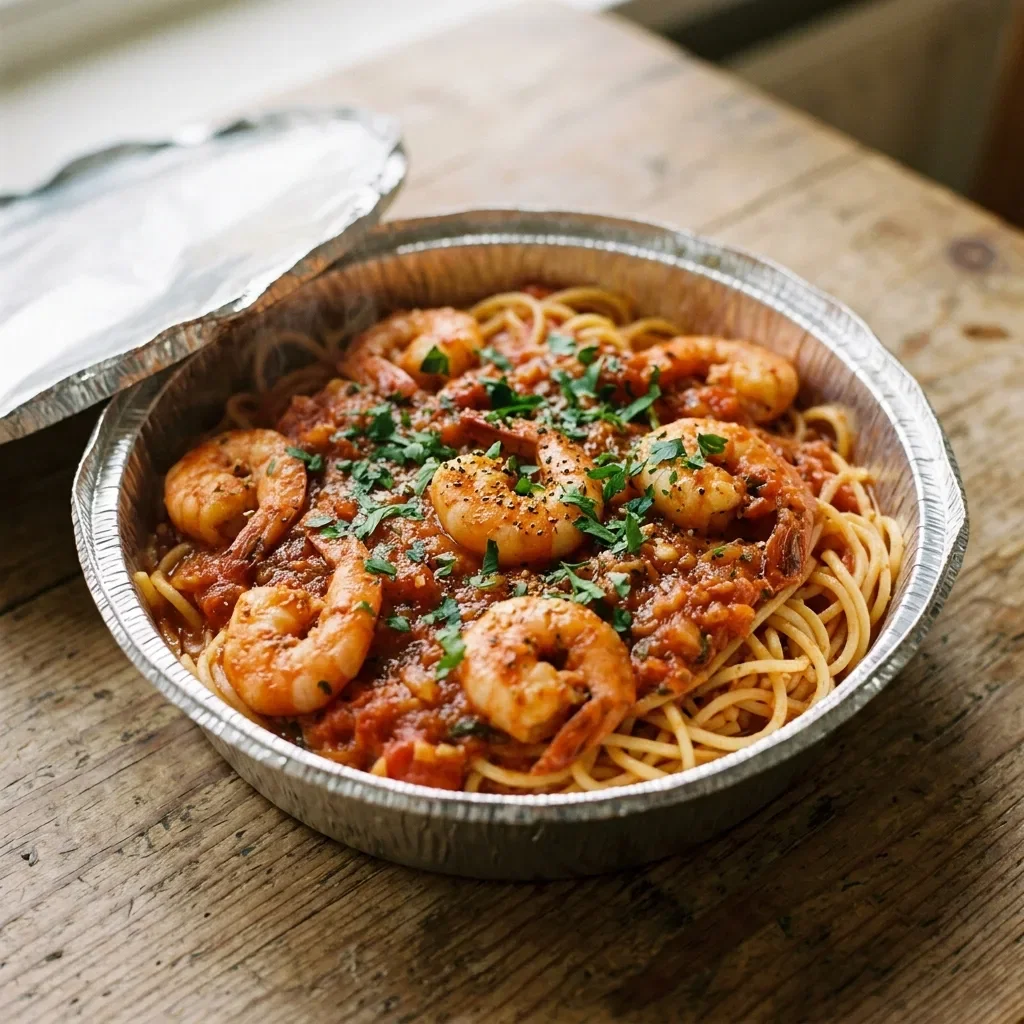Pasta scampi