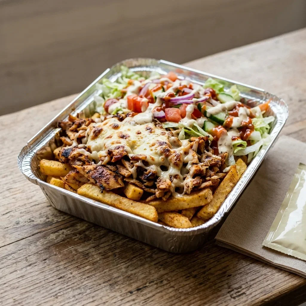 Kapsalon kip grill