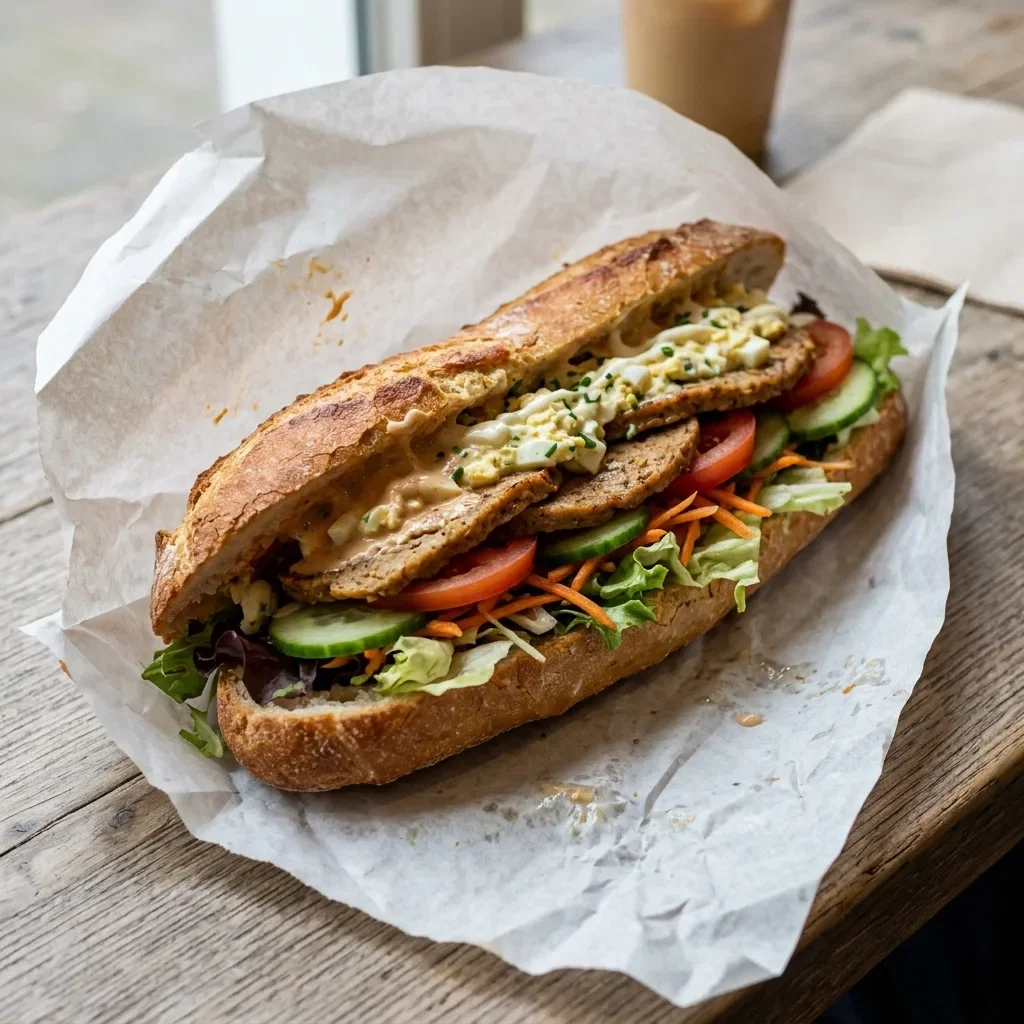 Vegetarisch broodje groot