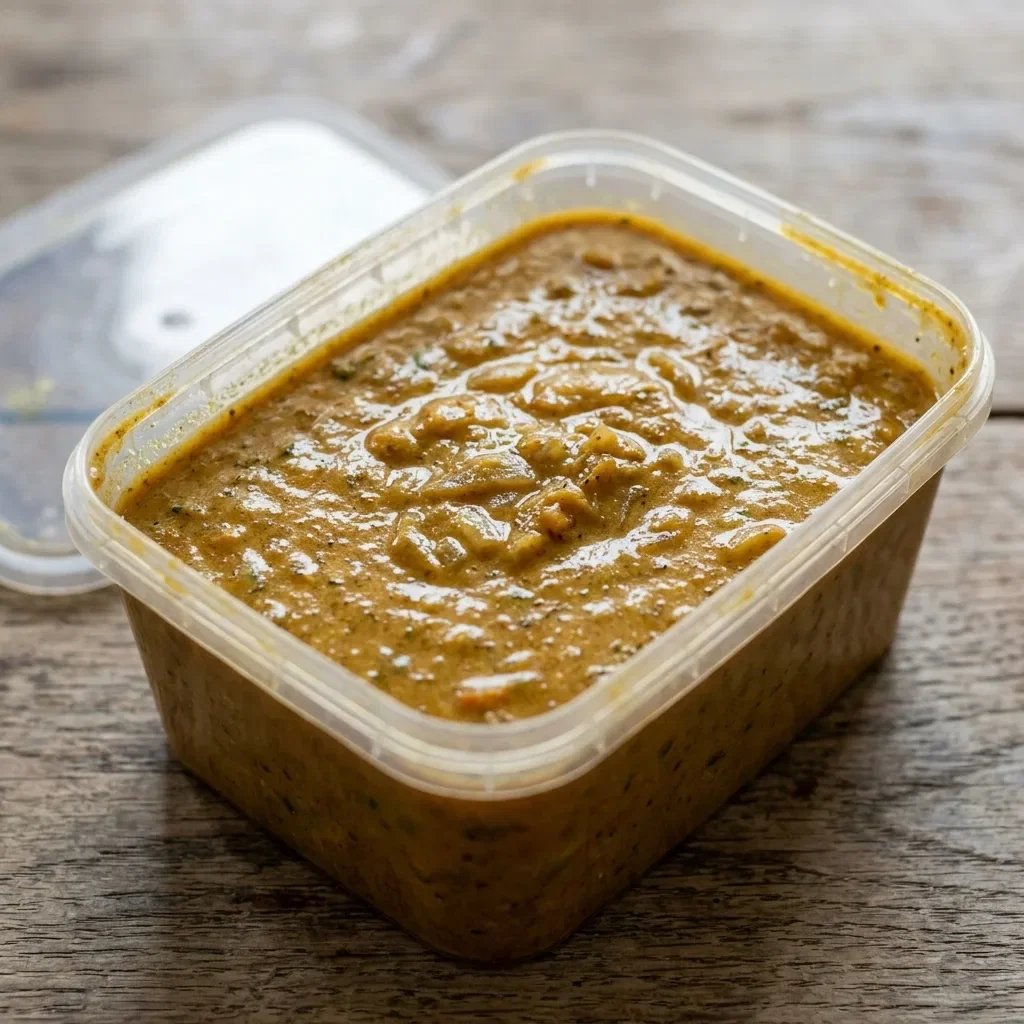Warme curry