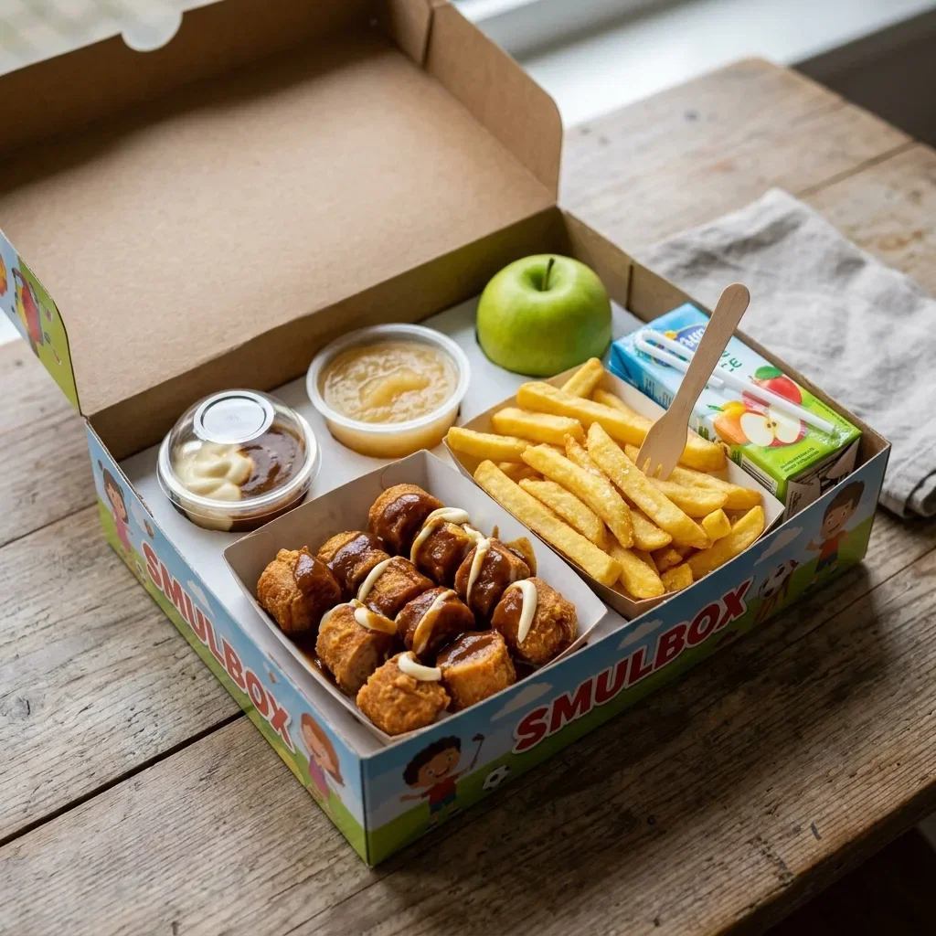 Smulbox met curryworsy
