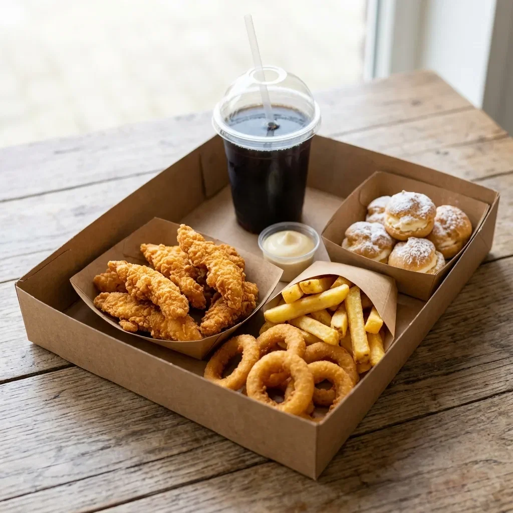 Chicken fingers menu