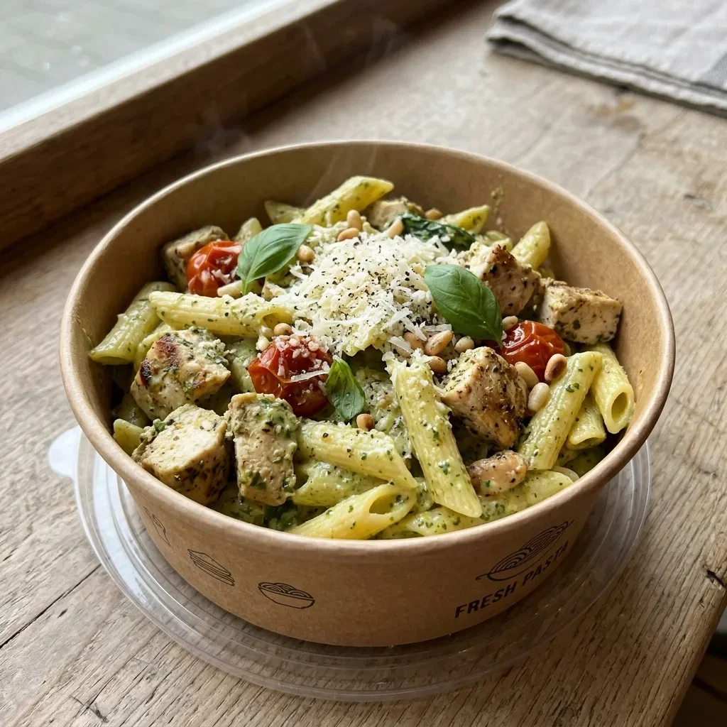 Pasta pesto chicken