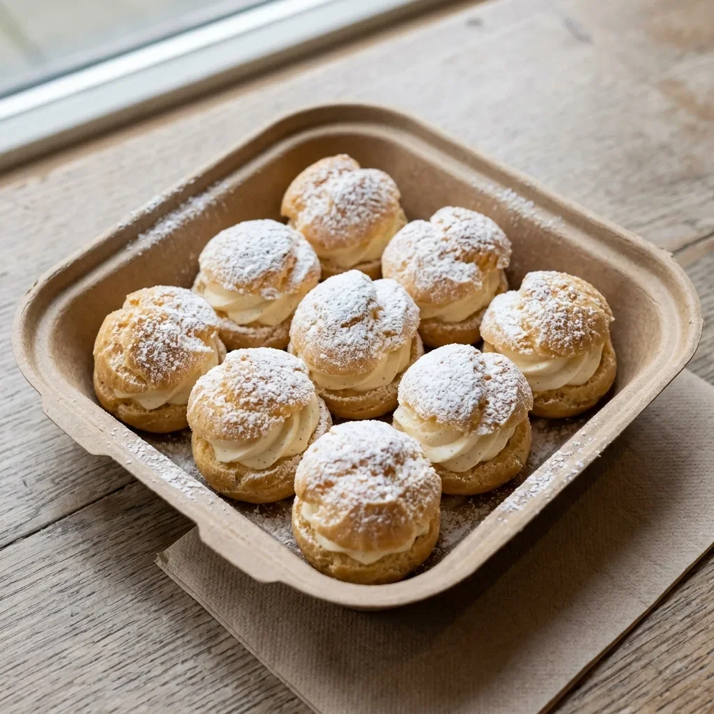 Soesjes (profiteroles) 8 stuks