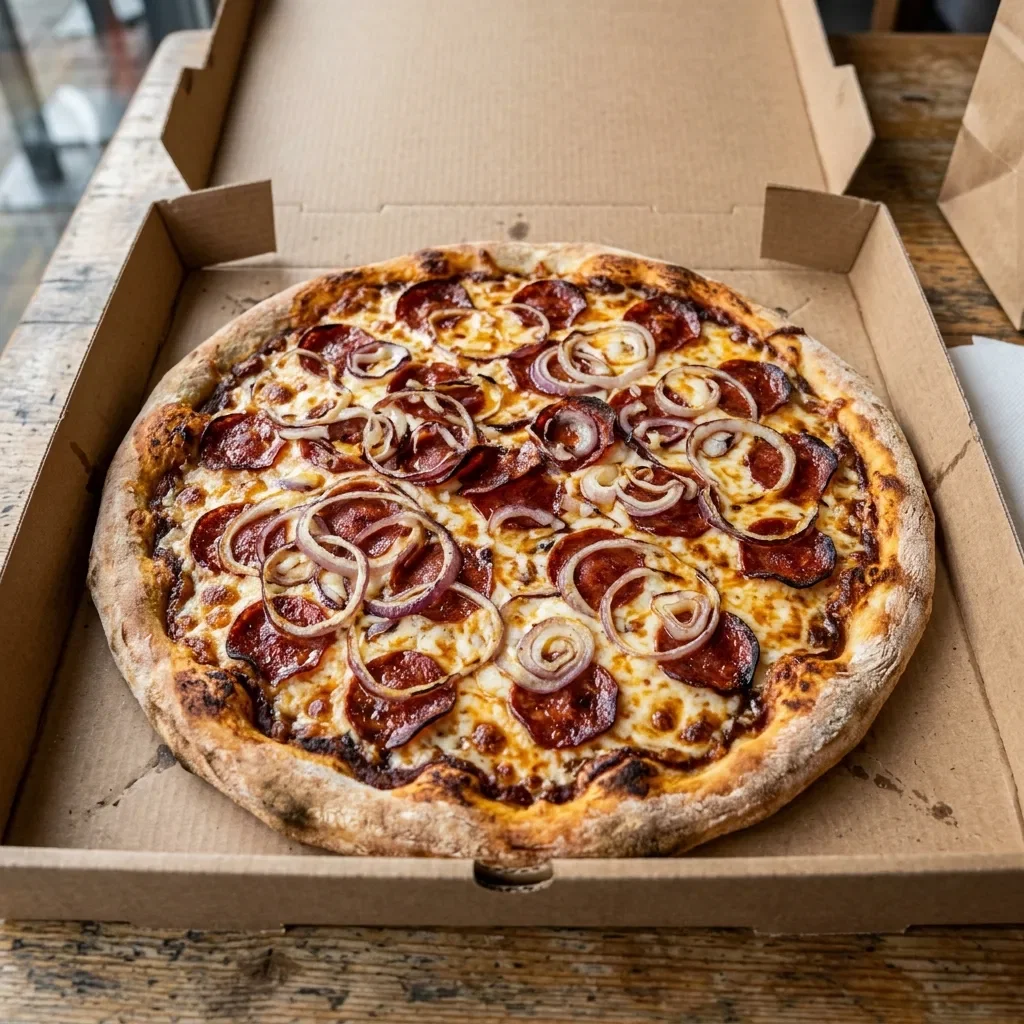 Mega pepperoni medium