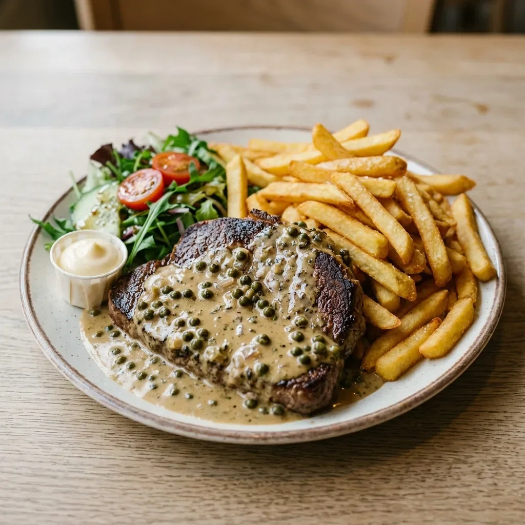 Bistecca al pepe verde